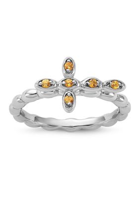Le Vian® Creme Brulee® 4.0 ct. t.w. Cinnamon Citrine®, 1/3 ct. t.w ...