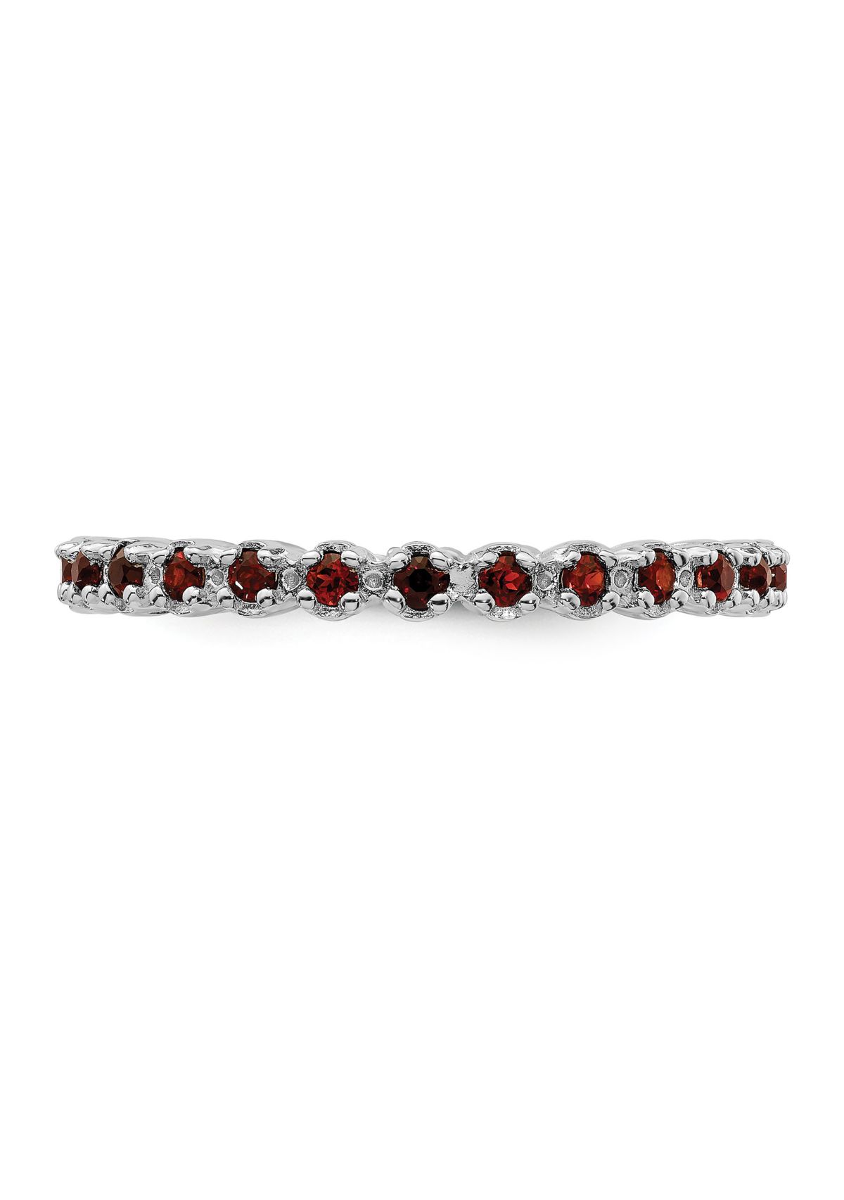 1/2 ct. t.w. Garnet Stackable Expressions Ring in Sterling Silver