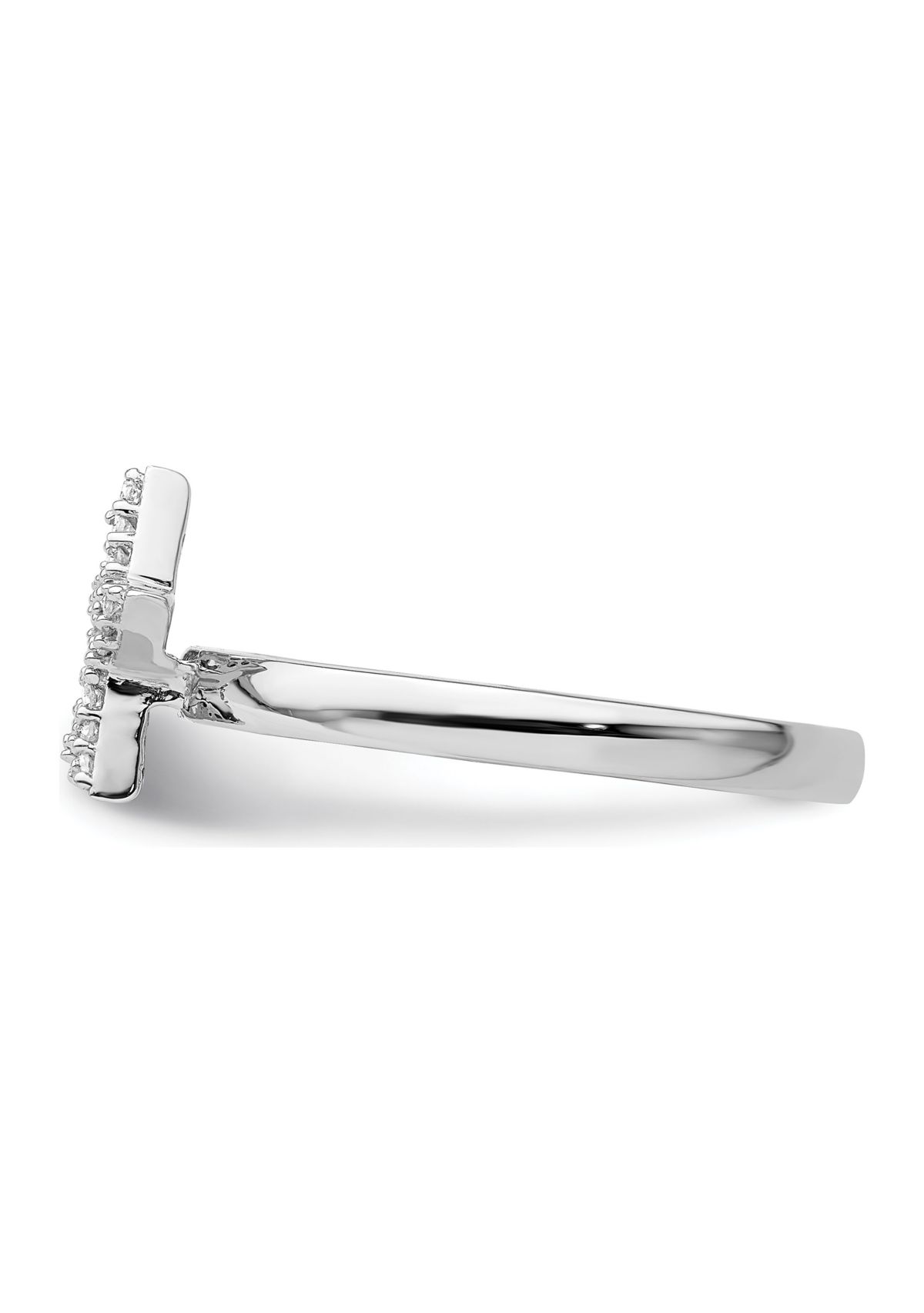 1/10 ct. t.w. Diamond Stackable Expressions Star Ring in Sterling Silver