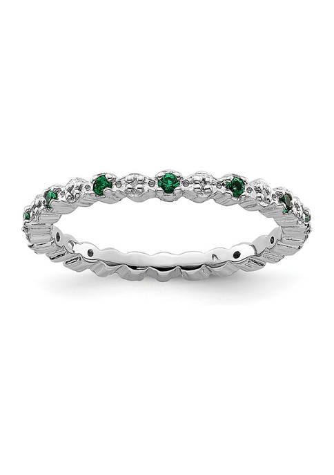 Belk & Co. 1/5 ct. t.w. Created Emerald