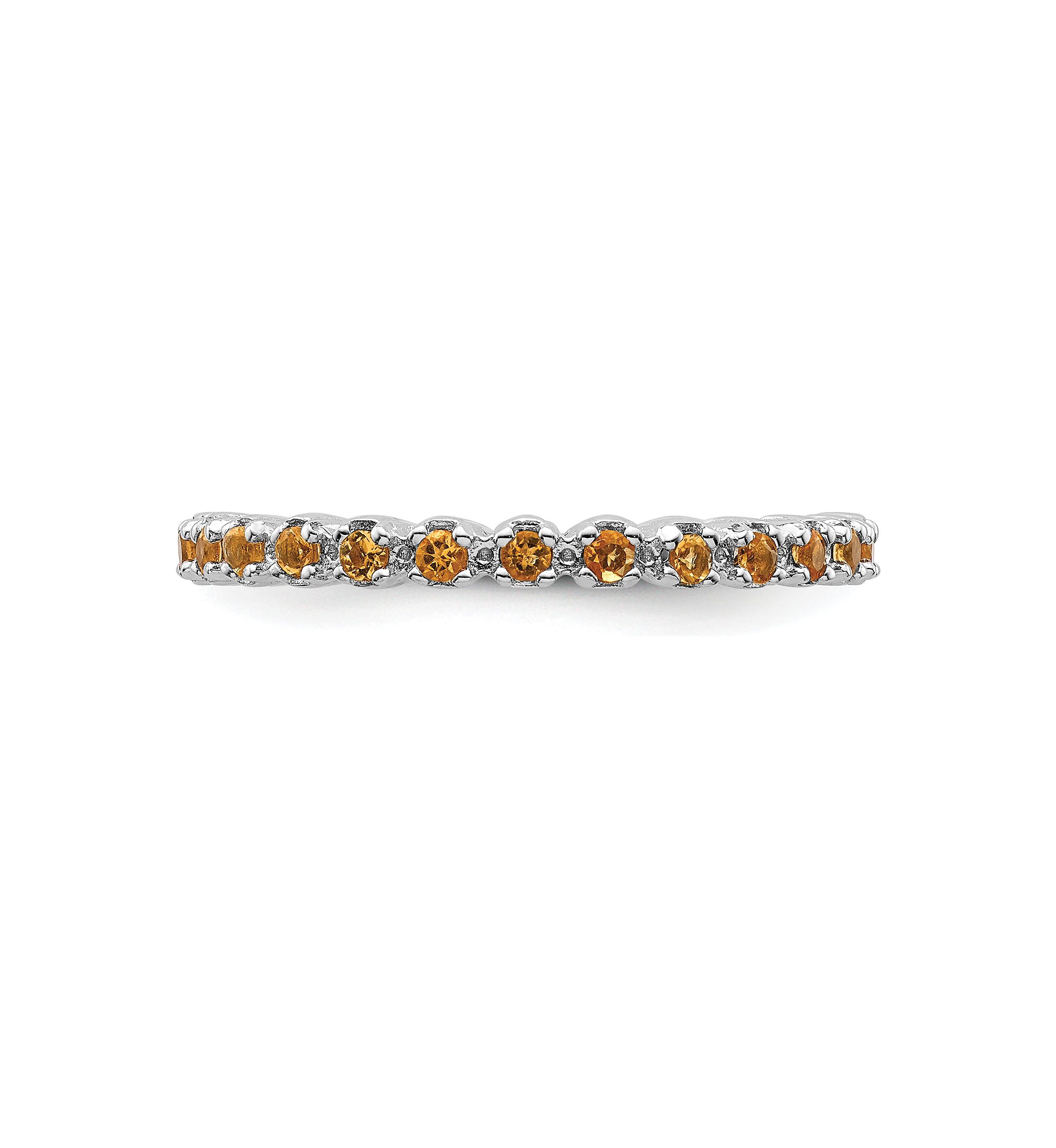 3/8 ct. t.w. Citrine Stackable Expressions Ring in Sterling Silver