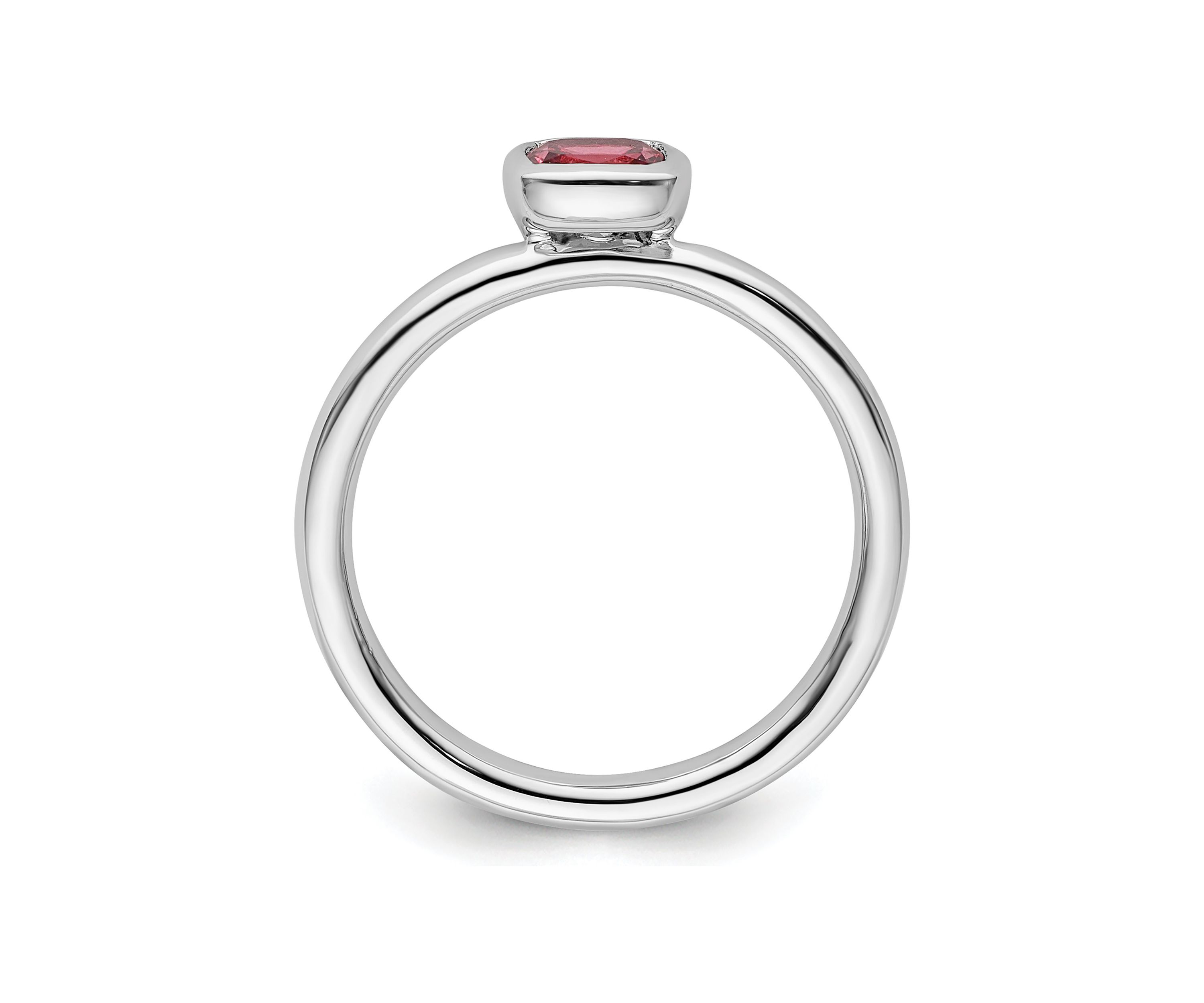 Belk & Co. 1/2 ct. t.w. Cushion-cut Pink Tourmaline Stackable ...