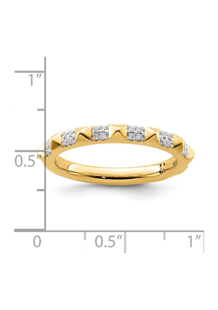 1/8 ct. t.w. Diamonds Stackable Expressions Ring in 14K Gold