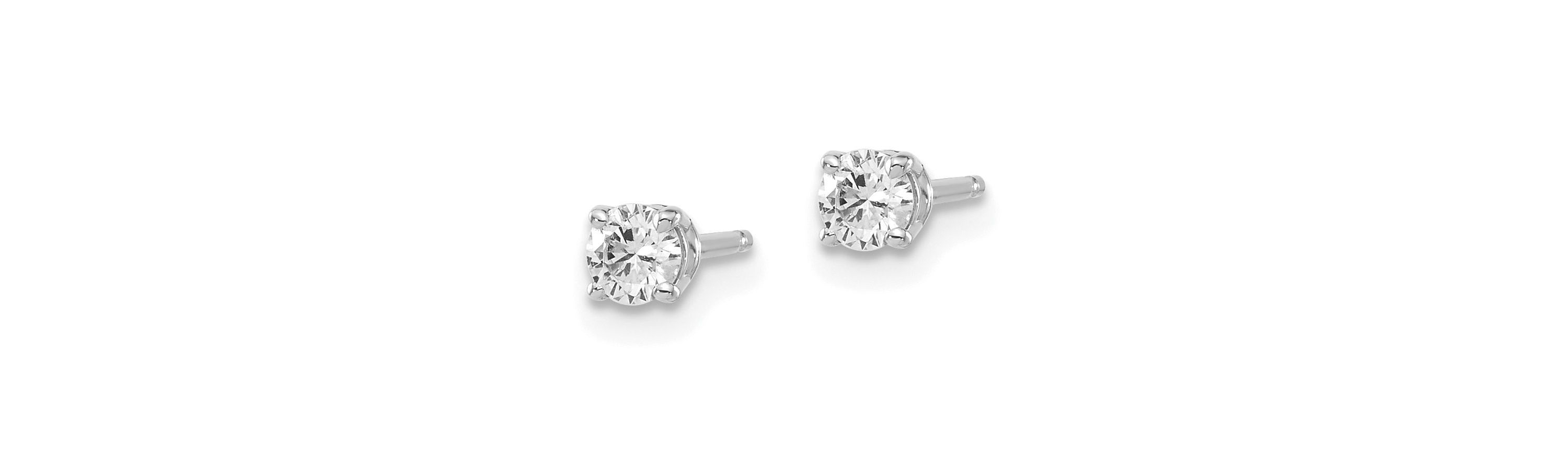 1/4 ct. t.w. Diamond Stud Push-on Post Earrings in 14K Gold