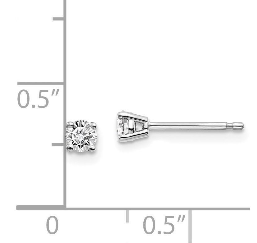 1/4 ct. t.w. Diamond Stud Push-on Post Earrings in 14K Gold