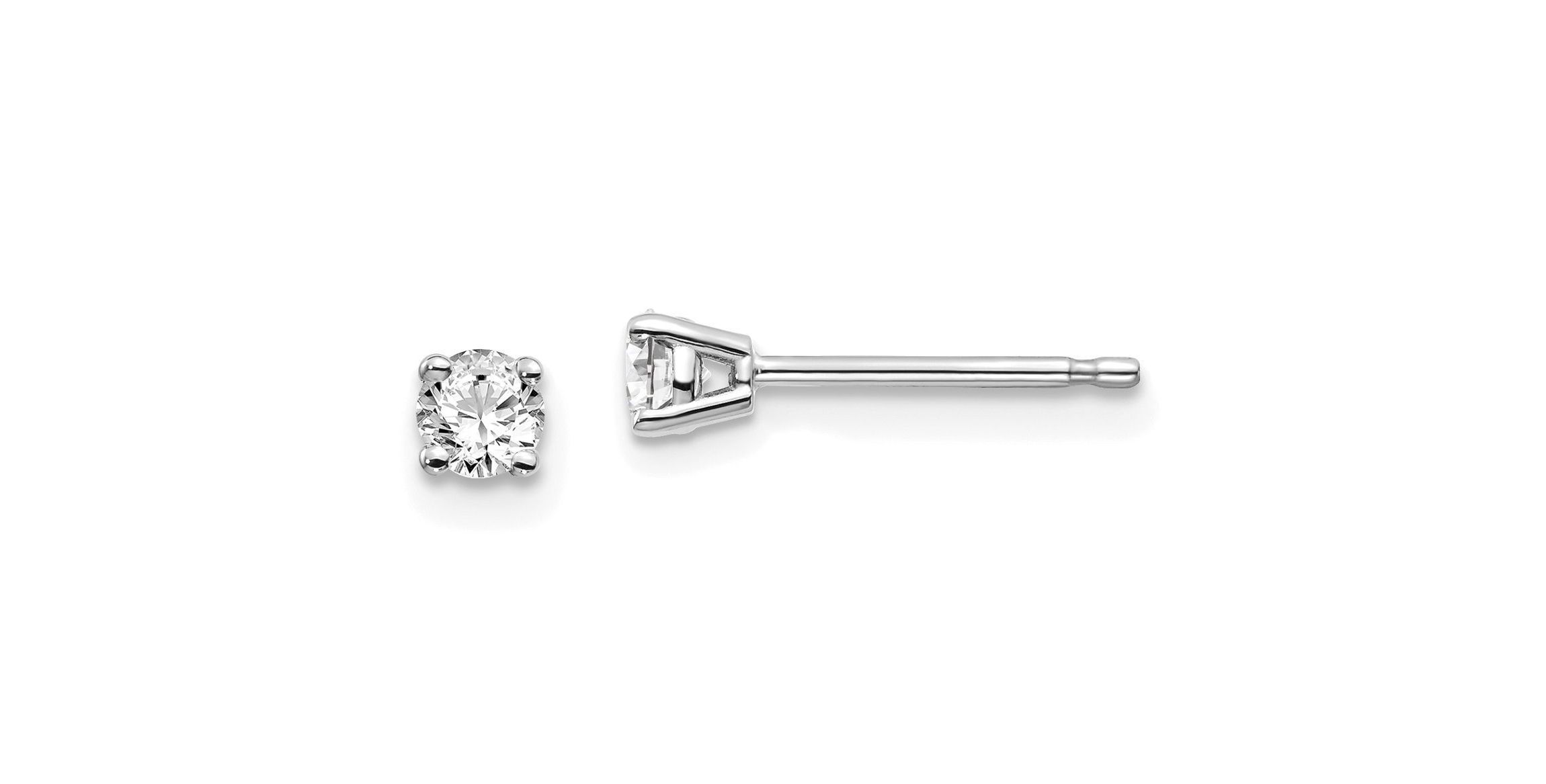 1/4 ct. t.w. Diamond Stud Push-on Post Earrings in 14K Gold