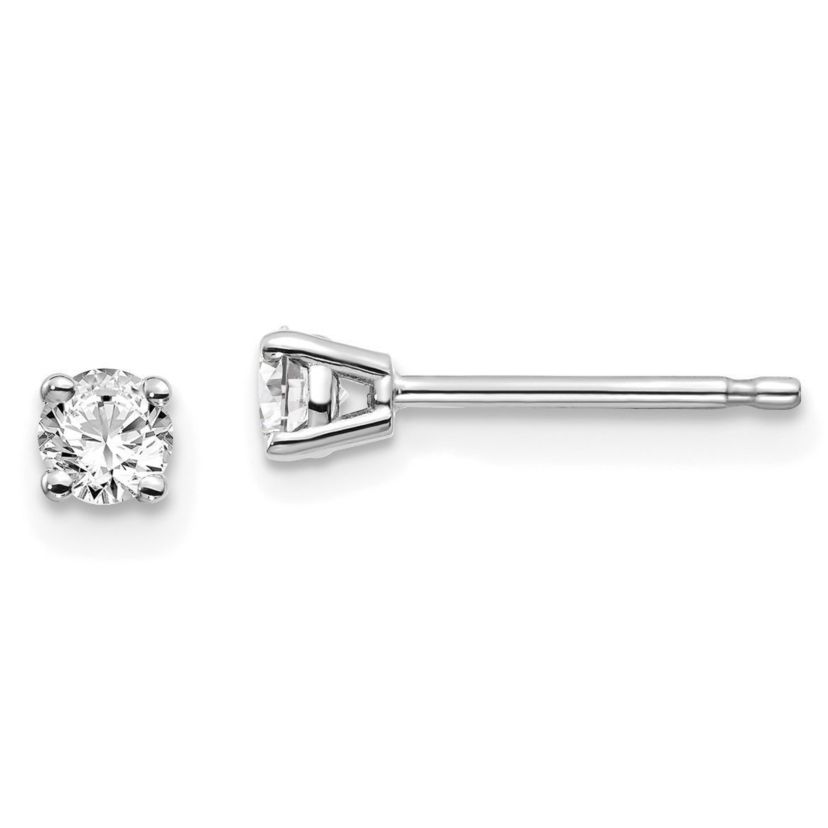 1/4 ct. t.w. Diamond Stud Push-on Post Earrings in 14K Gold