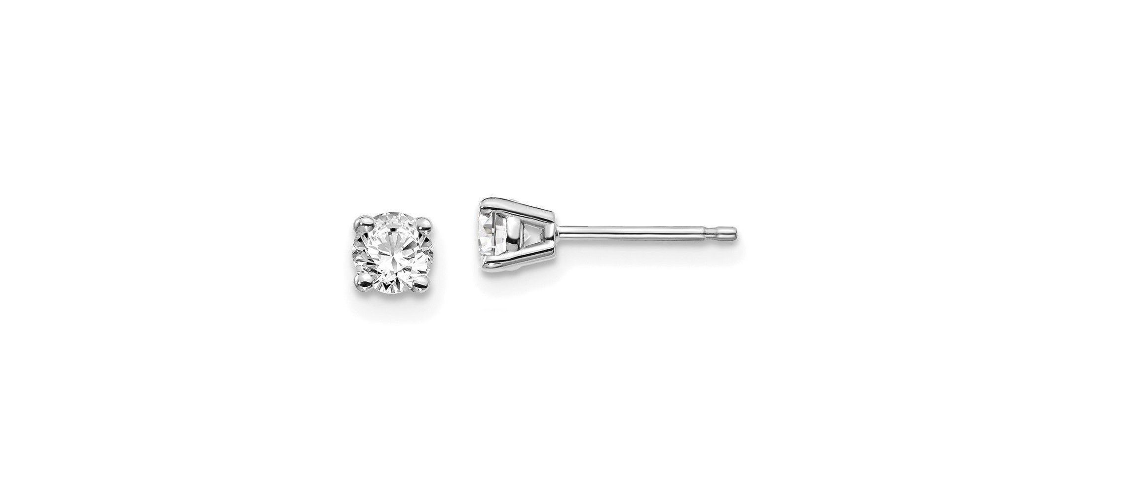 1/3 ct. t.w. Diamond Stud Push-on Post Earrings in 14K Gold