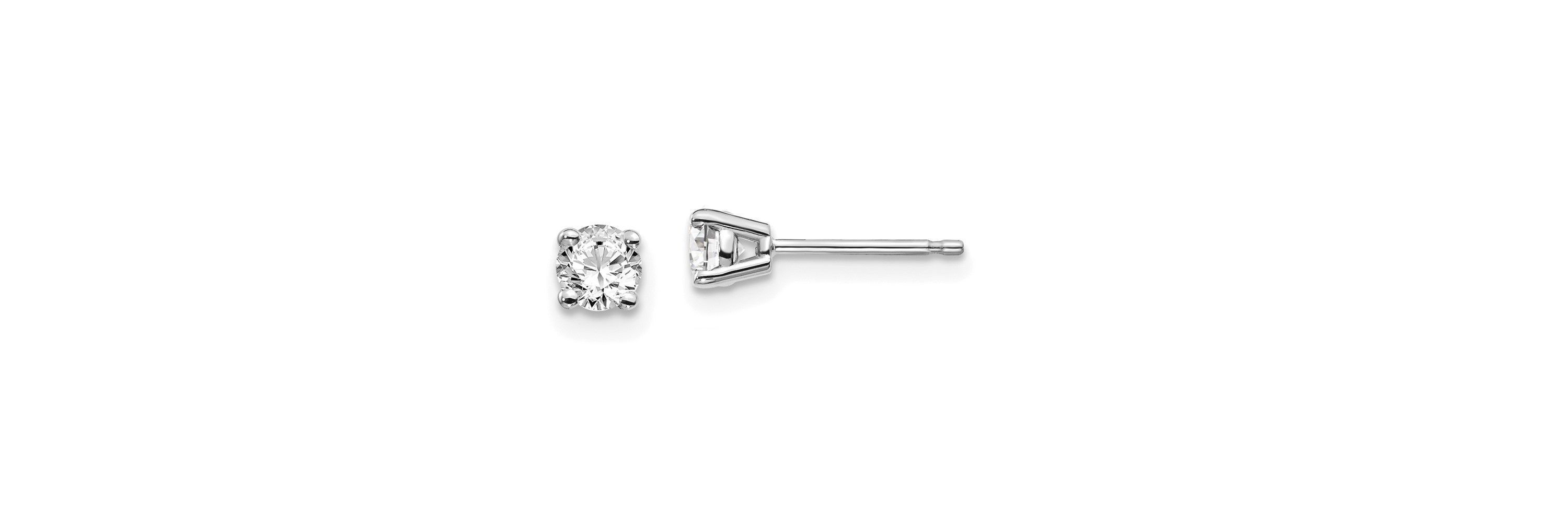 1/3 ct. t.w. Diamond Stud Push-on Post Earrings in 14K Gold