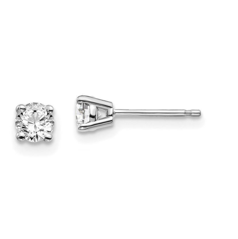 1/3 ct. t.w. Diamond Stud Push-on Post Earrings in 14K Gold
