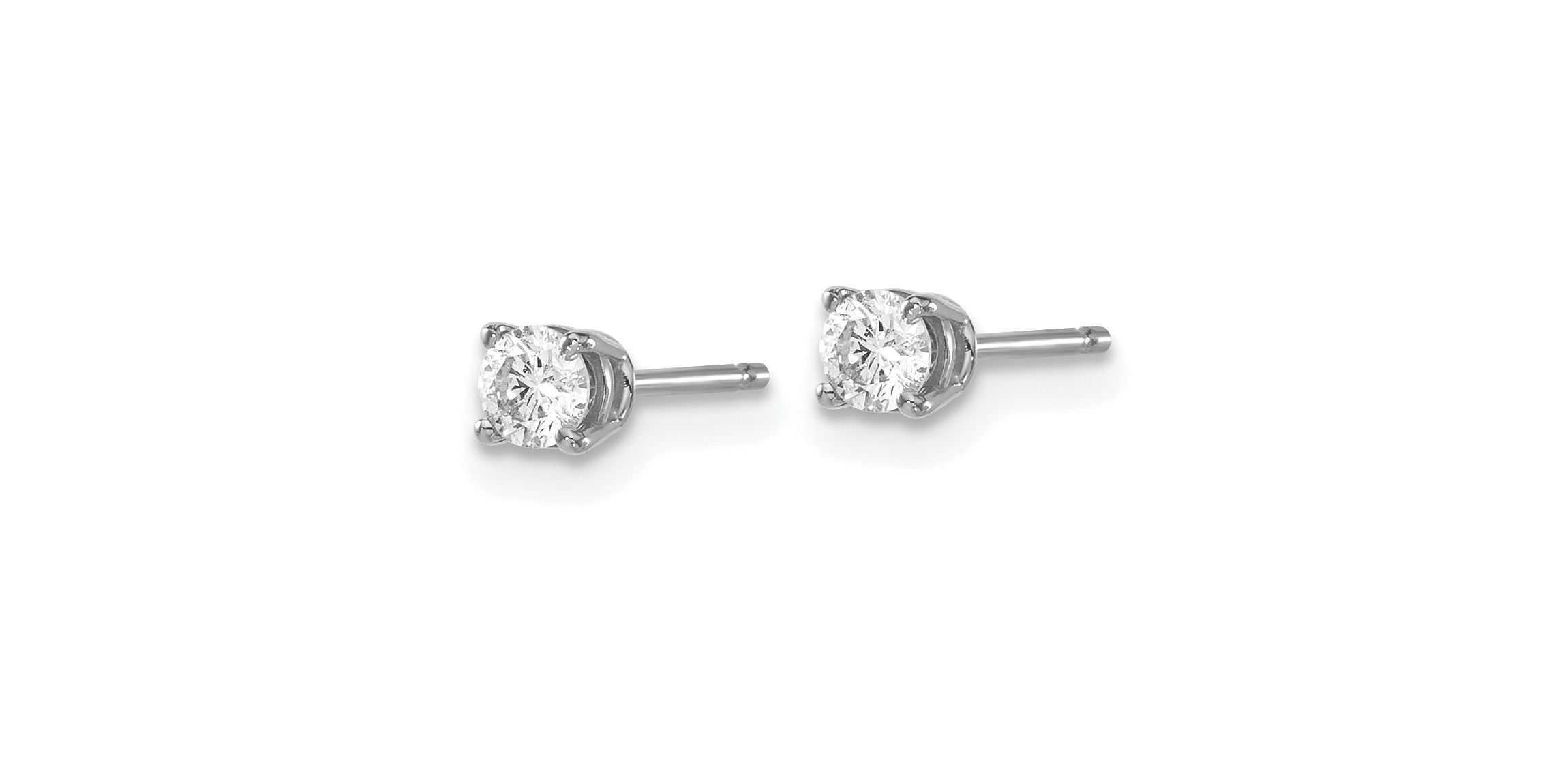1/3 ct. t.w. Diamond Stud Push-on Post Earrings in 14K Gold