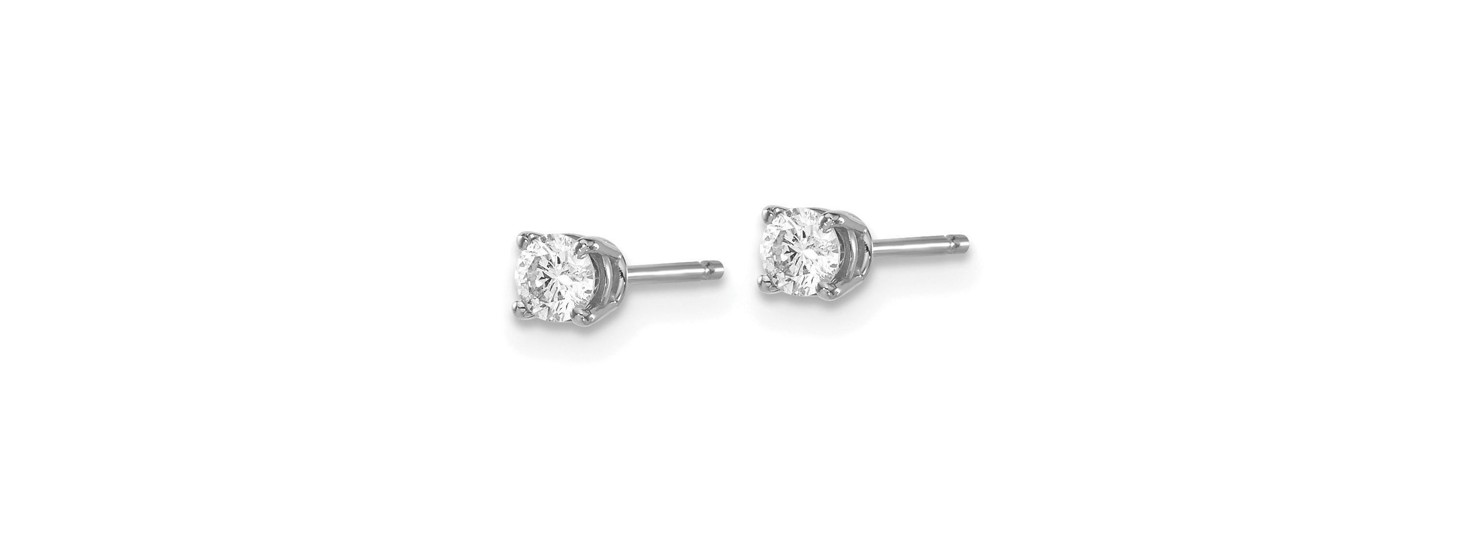 1/3 ct. t.w. Diamond Stud Push-on Post Earrings in 14K Gold