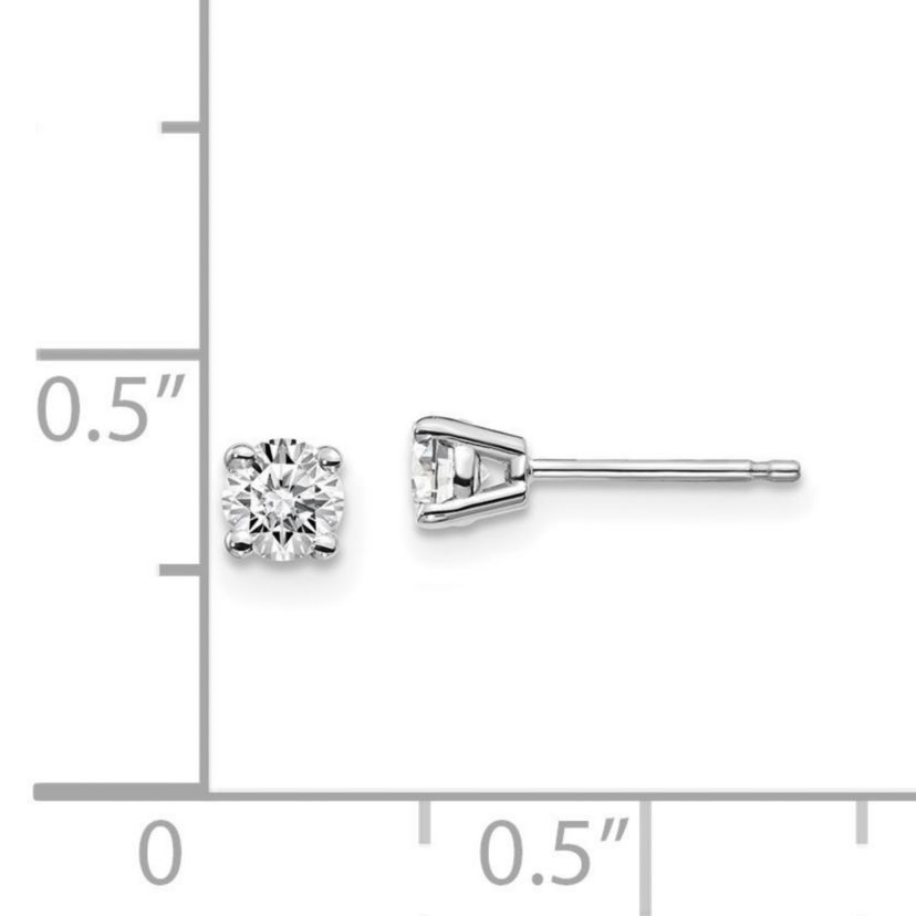 1/3 ct. t.w. Diamond Stud Push-on Post Earrings in 14K Gold