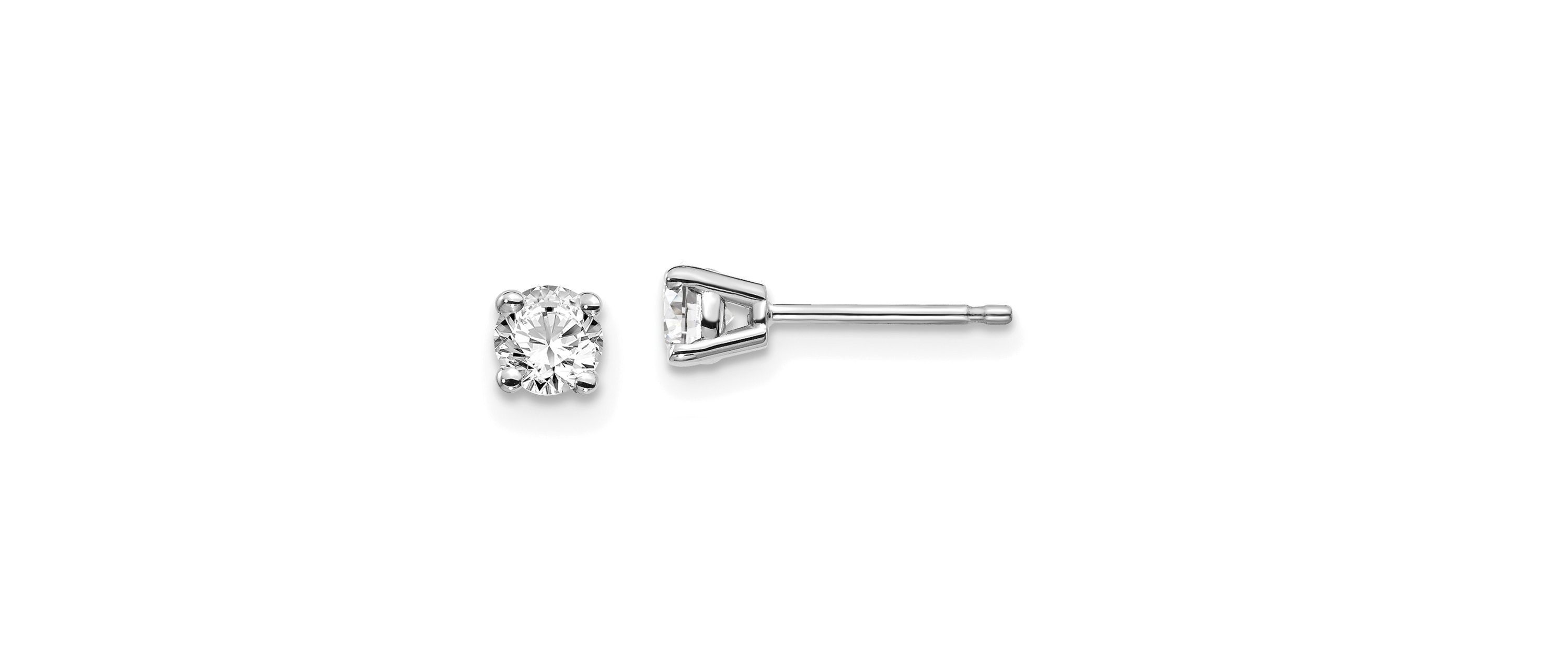 1/3 ct. t.w. Diamond Stud Push-on Post Earrings in 14K Gold