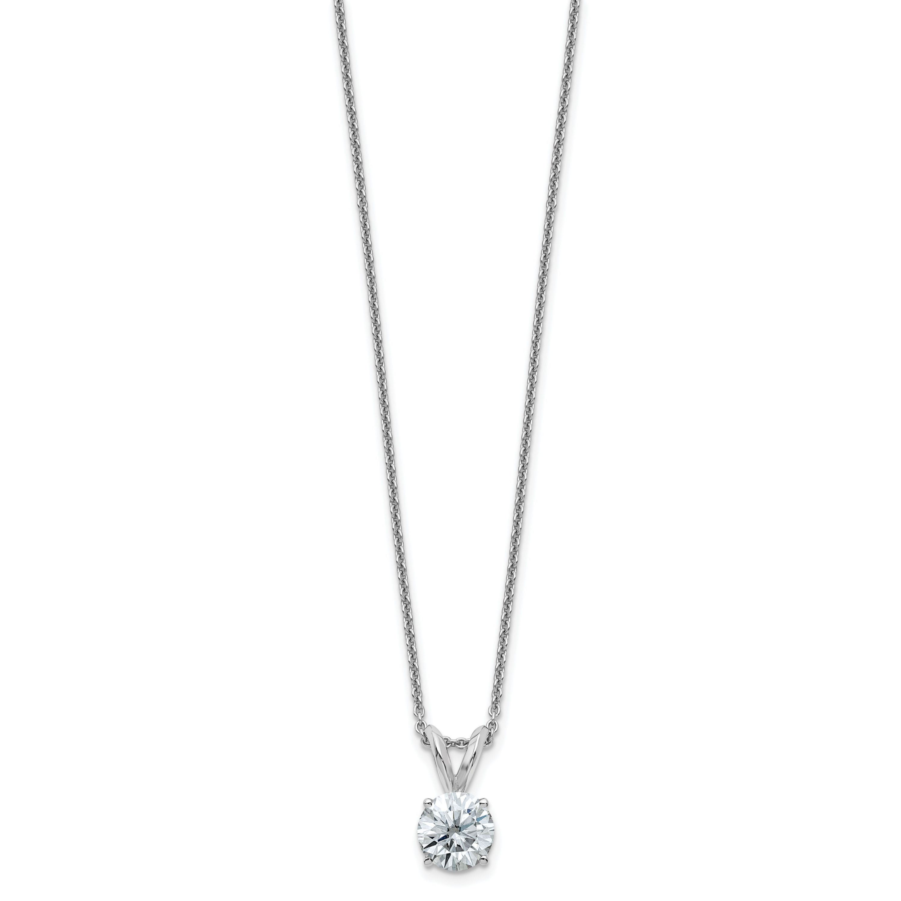 1 ct. t.w. Moissanite Solitaire Necklace in 14K Gold