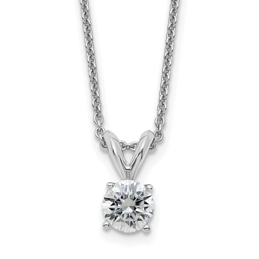 3/8 ct. t.w. Moissanite Solitaire Necklace in 14K Gold
