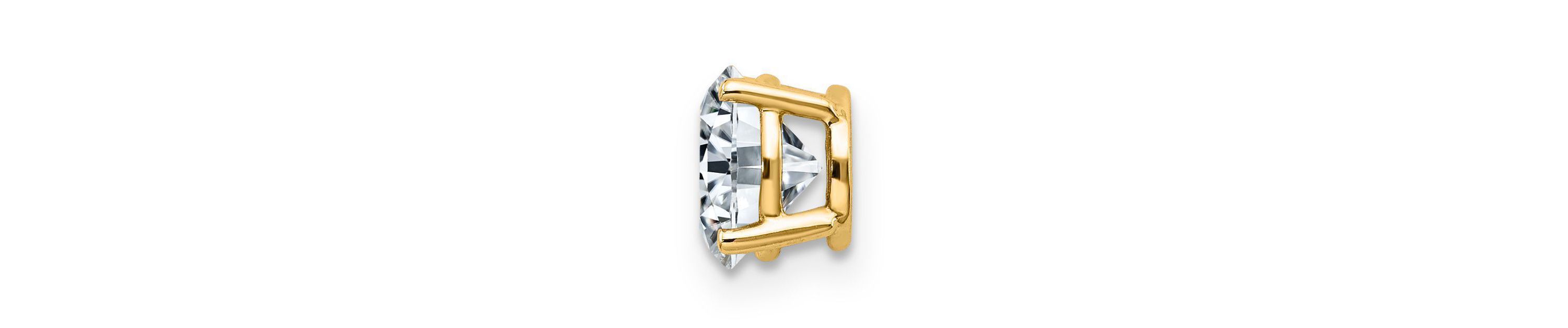 1 ct. t.w. Moissanite Solitaire Necklace in 14K Gold