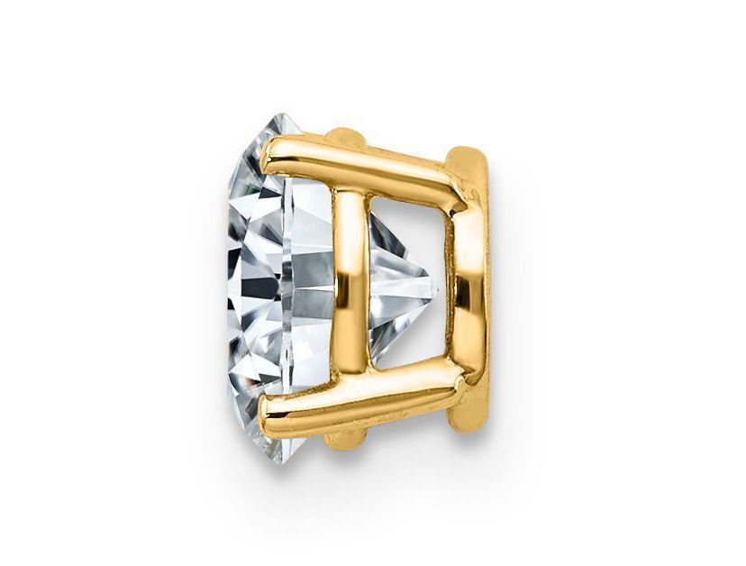 1 ct. t.w. Moissanite Solitaire Necklace in 14K Gold