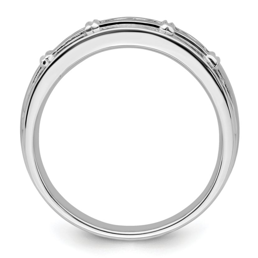 Lab Created 1/4 ct. t.w. Lab Grown Diamond VS/SI GHI, Mens Ring in 14K White Gold