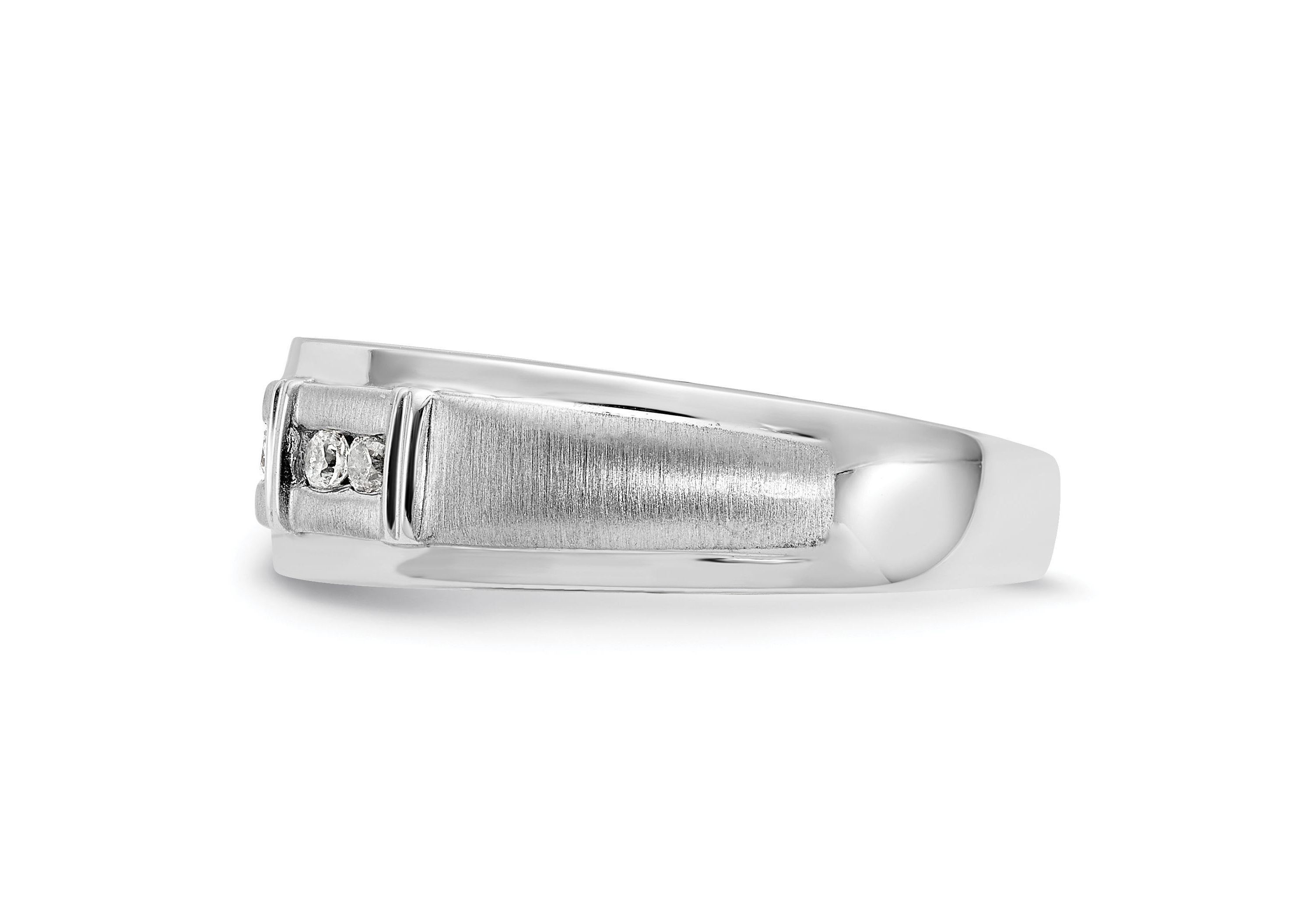 Lab Created 1/4 ct. t.w. Lab Grown Diamond VS/SI GHI, Mens Ring in 14K White Gold