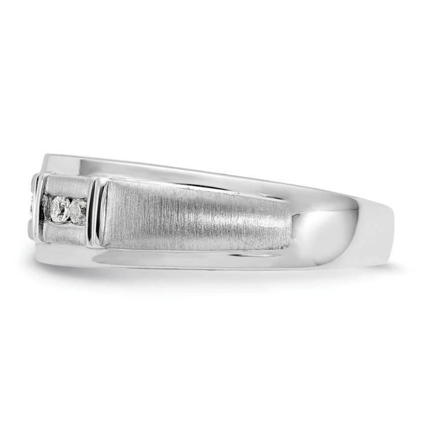 Lab Created 1/4 ct. t.w. Lab Grown Diamond VS/SI GHI, Mens Ring in 14K White Gold