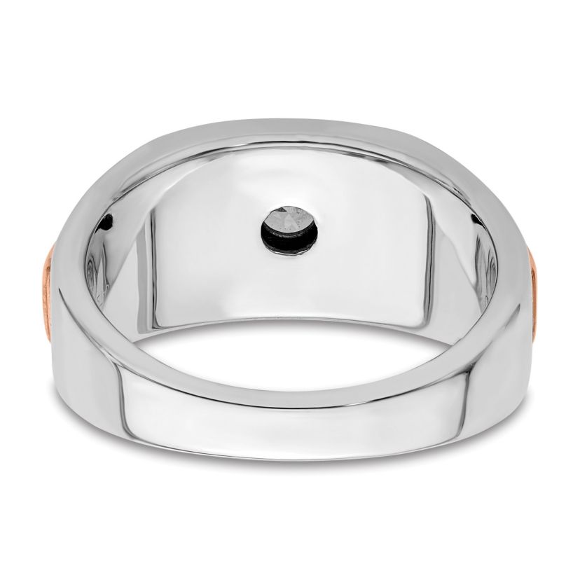 Lab Created 3/4 ct. t.w. Lab Grown Diamond VS/SI GHI, Mens Ring in 10K Two-Tone