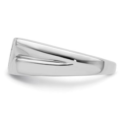 Lab Created 1/6 ct. t.w. Grown Diamond Men's Ring 14K White Gold