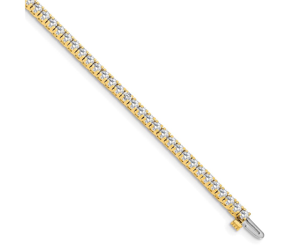 Lab Created 2.17 ct. t.w. Lab Grown Diamond Tennis Bracelet in 14K Gold