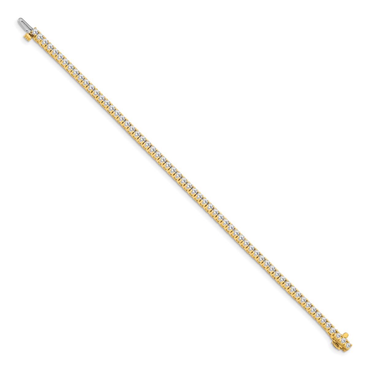 Lab Created 2.17 ct. t.w. Lab Grown Diamond Tennis Bracelet in 14K Gold