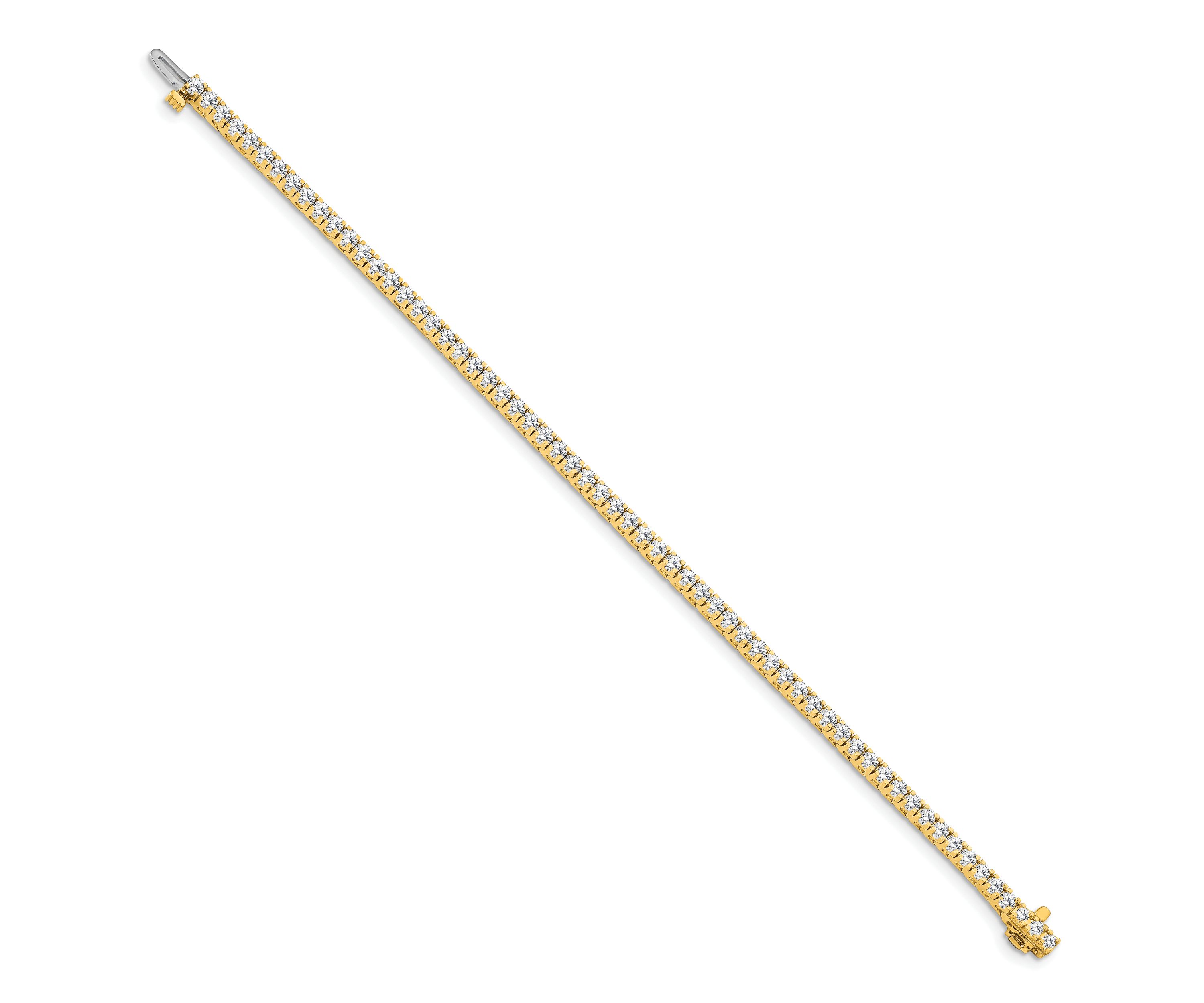 Lab Created 2.17 ct. t.w. Lab Grown Diamond Tennis Bracelet in 14K Gold