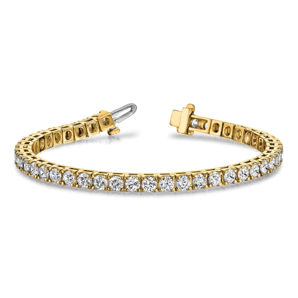 Lab Created 2.17 ct. t.w. Lab Grown Diamond Tennis Bracelet in 14K Gold