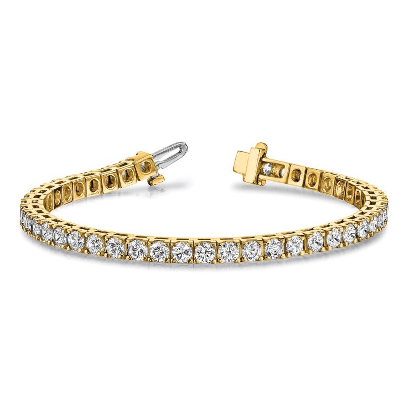 Lab Created 2.17 ct. t.w. Lab Grown Diamond Tennis Bracelet in 14K Gold