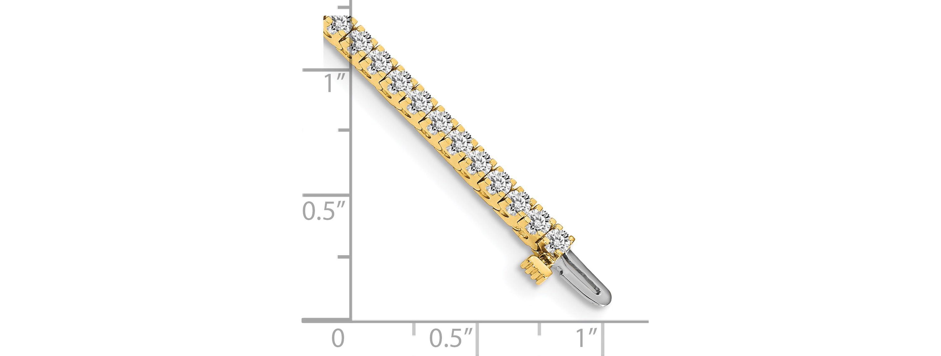 Lab Created 2.17 ct. t.w. Lab Grown Diamond Tennis Bracelet in 14K Gold