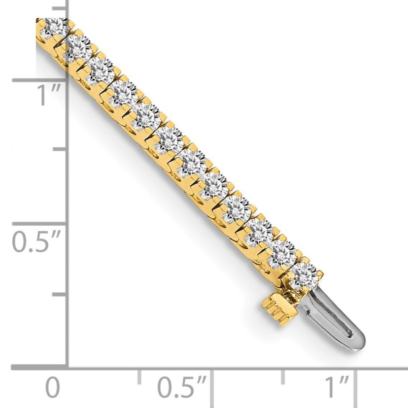 Lab Created 2.17 ct. t.w. Lab Grown Diamond Tennis Bracelet in 14K Gold