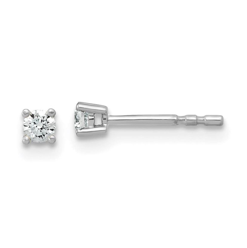 Lab Created 1/10 ct. t.w. Lab Grown Diamond 4 Prong Earrings in 14K Gold