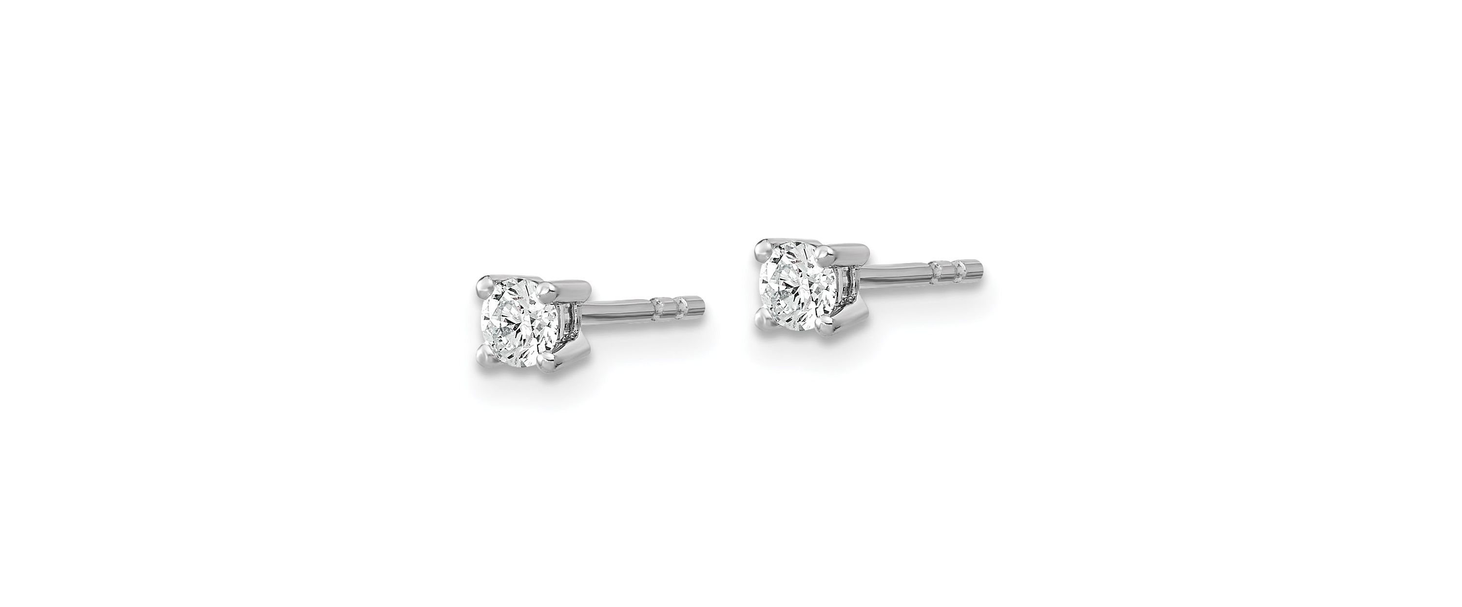 Lab Created 1/10 ct. t.w. Lab Grown Diamond 4 Prong Earrings in 14K Gold