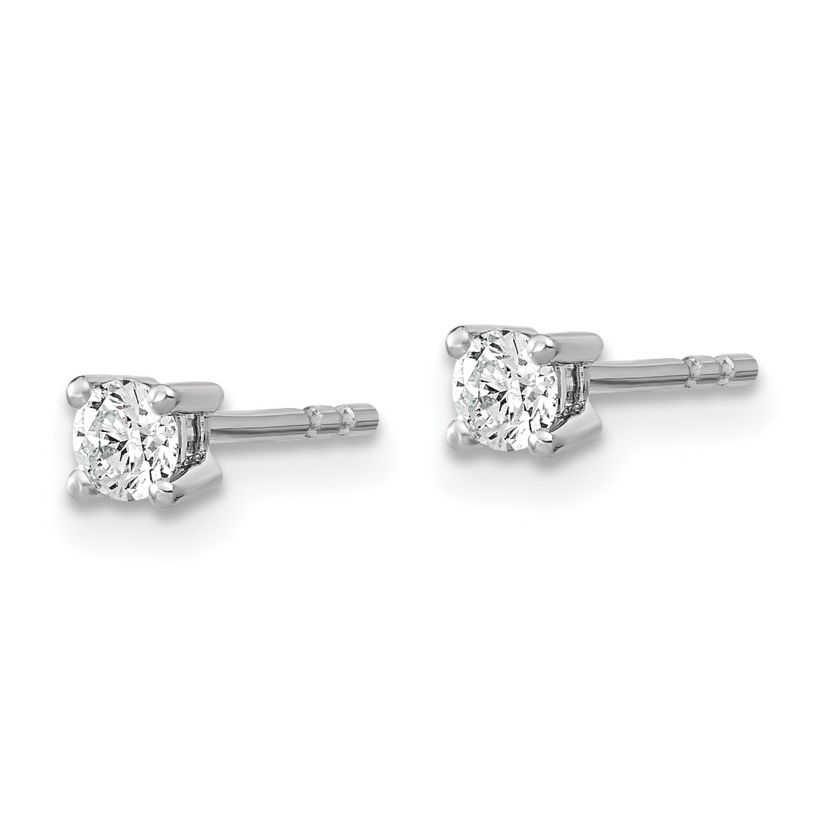 Lab Created 1/10 ct. t.w. Lab Grown Diamond 4 Prong Earrings in 14K Gold