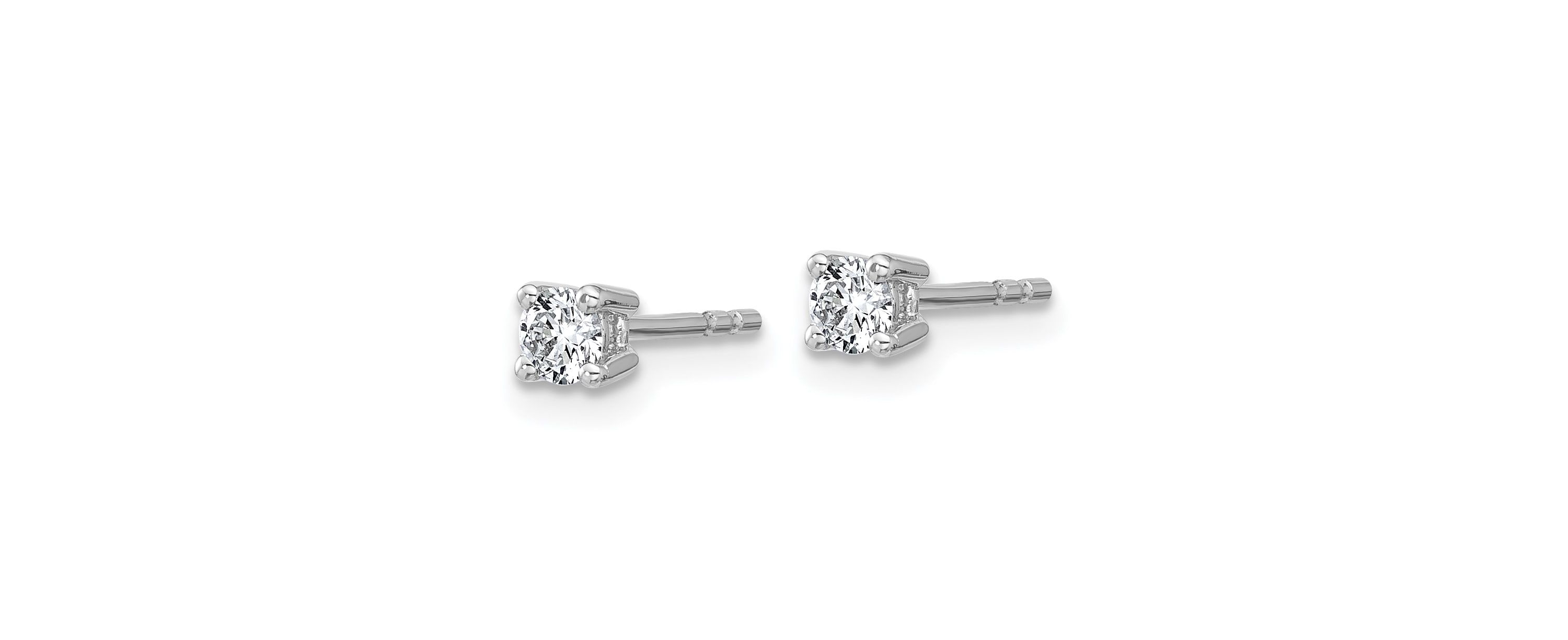 Lab Created 1/4 ct. t.w. Lab Grown Diamond 4 Prong Earrings in 14K Gold