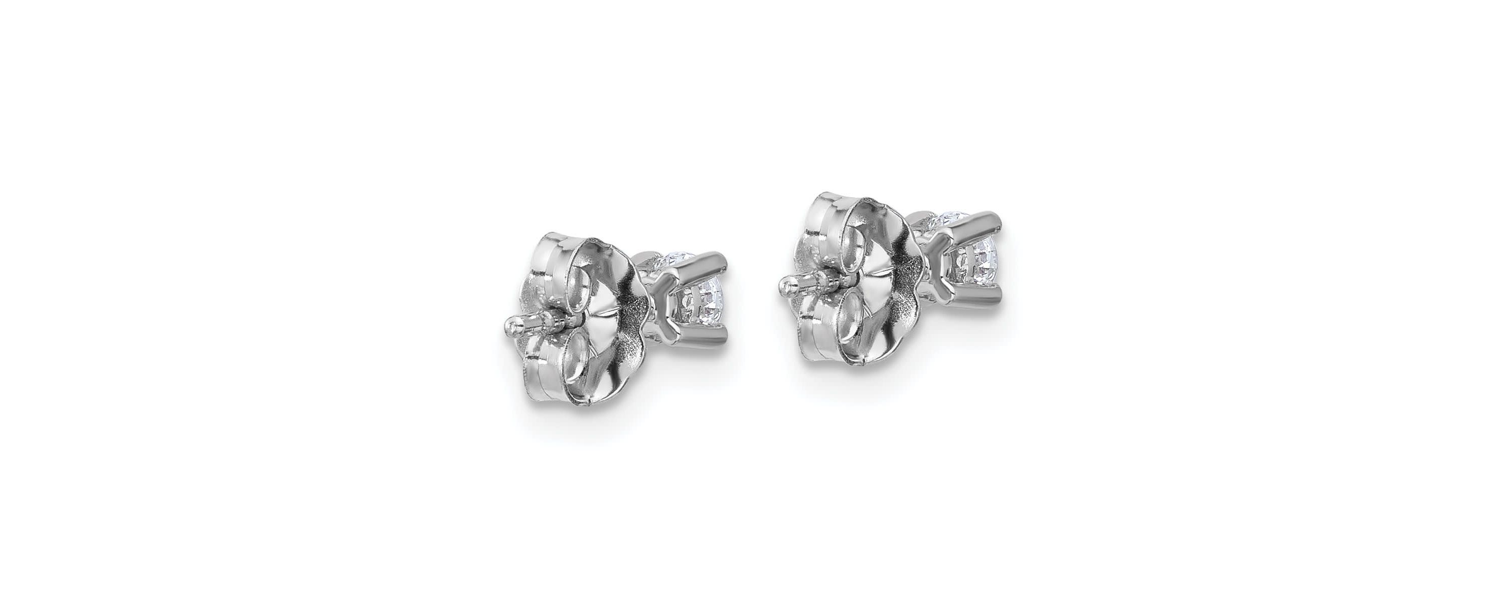 Lab Created 1/4 ct. t.w. Lab Grown Diamond 4 Prong Earrings in 14K Gold