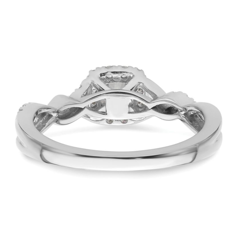 Lab Created 1/2 ct. t.w. Lab Grown Diamond VS/SI GH, Complete Bypass Ring 14K White Gold