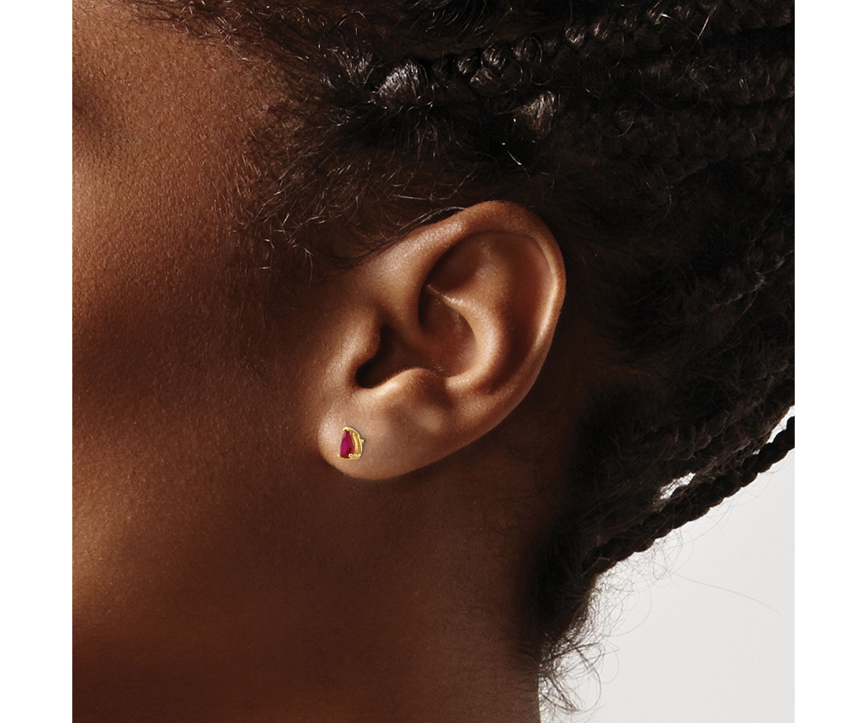 5/8 ct. t.w. Ruby Earrings in 14K Gold
