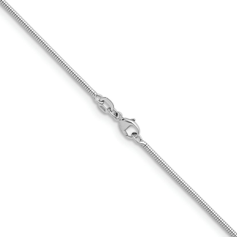 Sterling Silver Rhodium-plated 1.6mm Snake 16-inch Chain Necklace