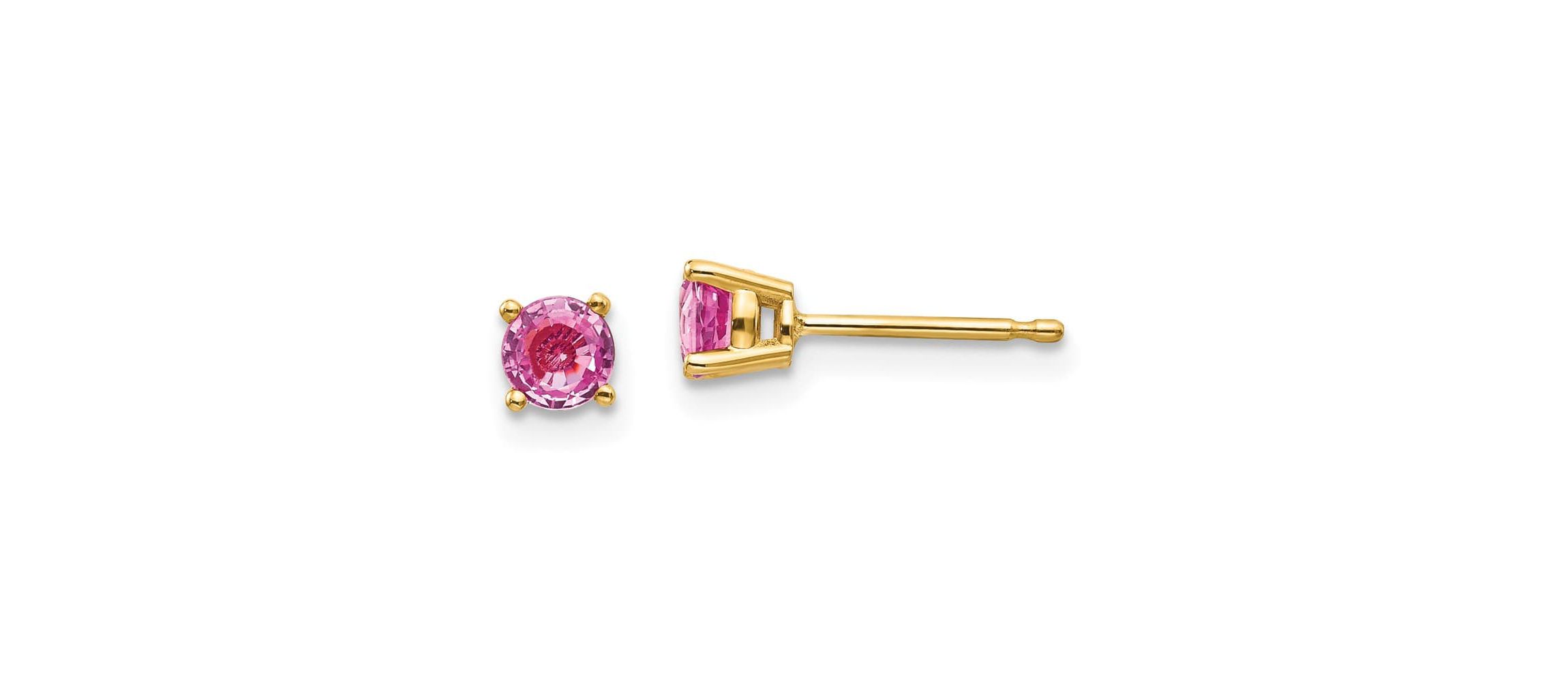 3/4 ct. t.w. Sapphire Earrings in 14K Yellow Gold