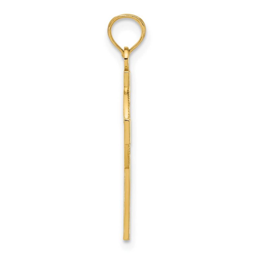 14K Gold Celtic Cross Pendant