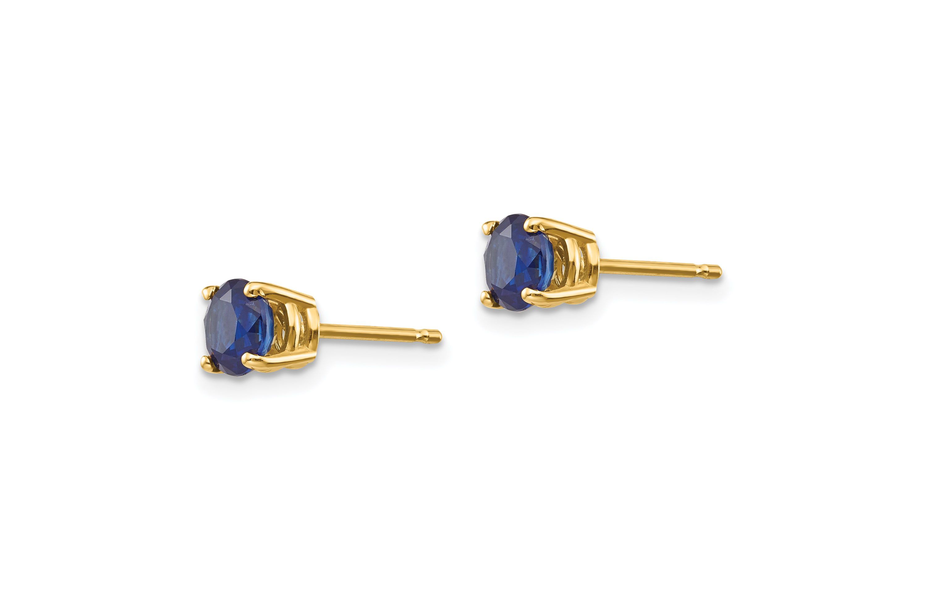1.32 ct. t.w. Sapphire Post Earrings in 14K Gold