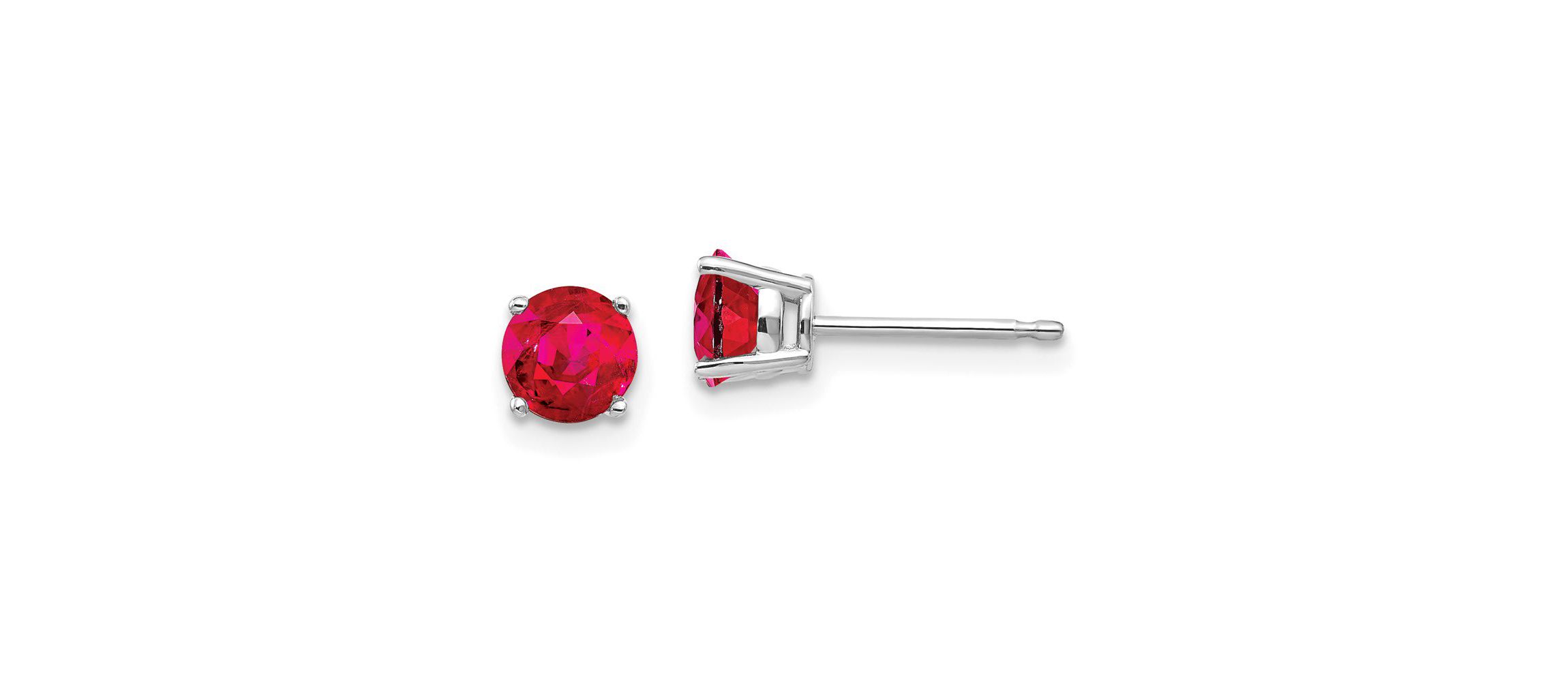 1.34 ct. t.w. Ruby Earrings in 14K Gold