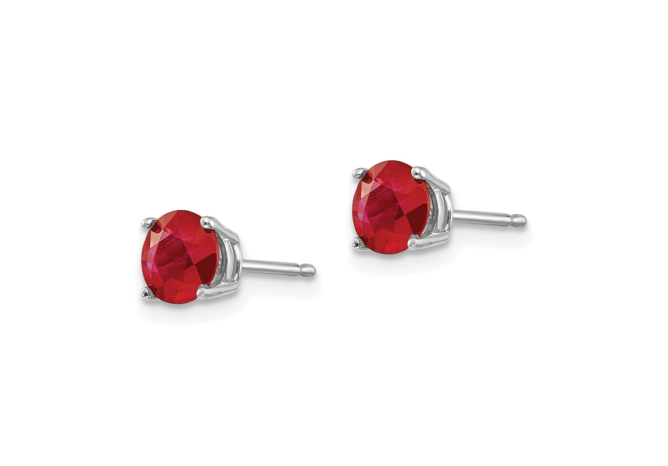 1.34 ct. t.w. Ruby Earrings in 14K Gold