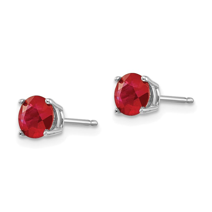 1.34 ct. t.w. Ruby Earrings in 14K Gold