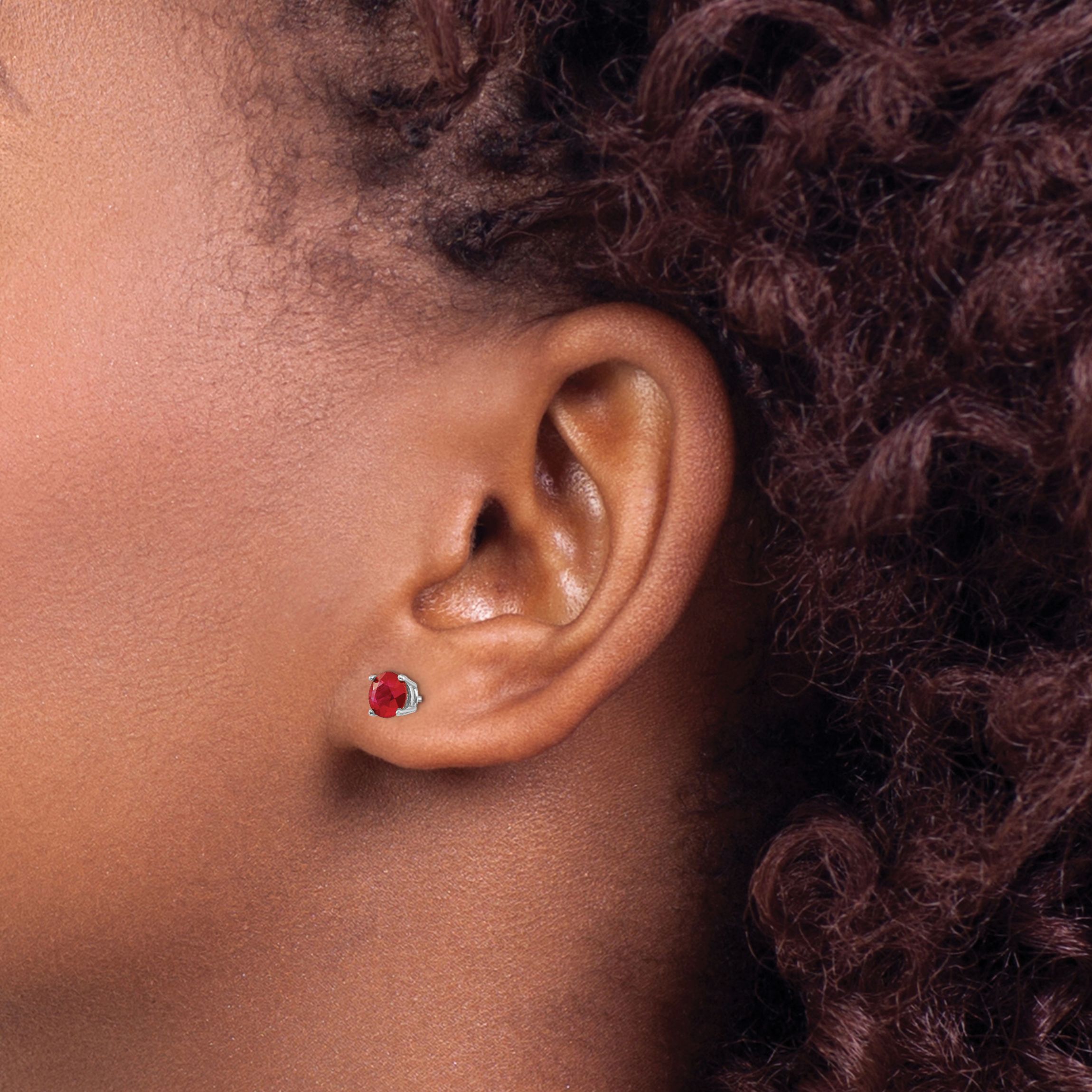 1.34 ct. t.w. Ruby Earrings in 14K Gold