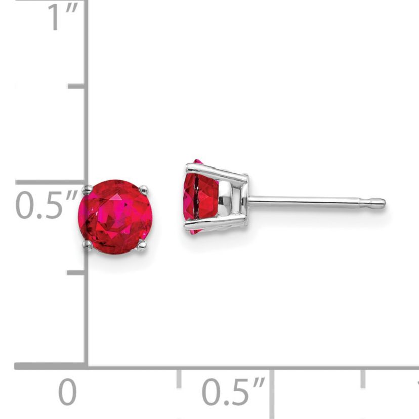1.34 ct. t.w. Ruby Earrings in 14K Gold